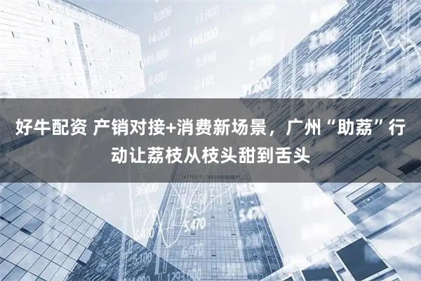 好牛配资 产销对接+消费新场景，广州“助荔”行动让荔枝从枝头甜到舌头
